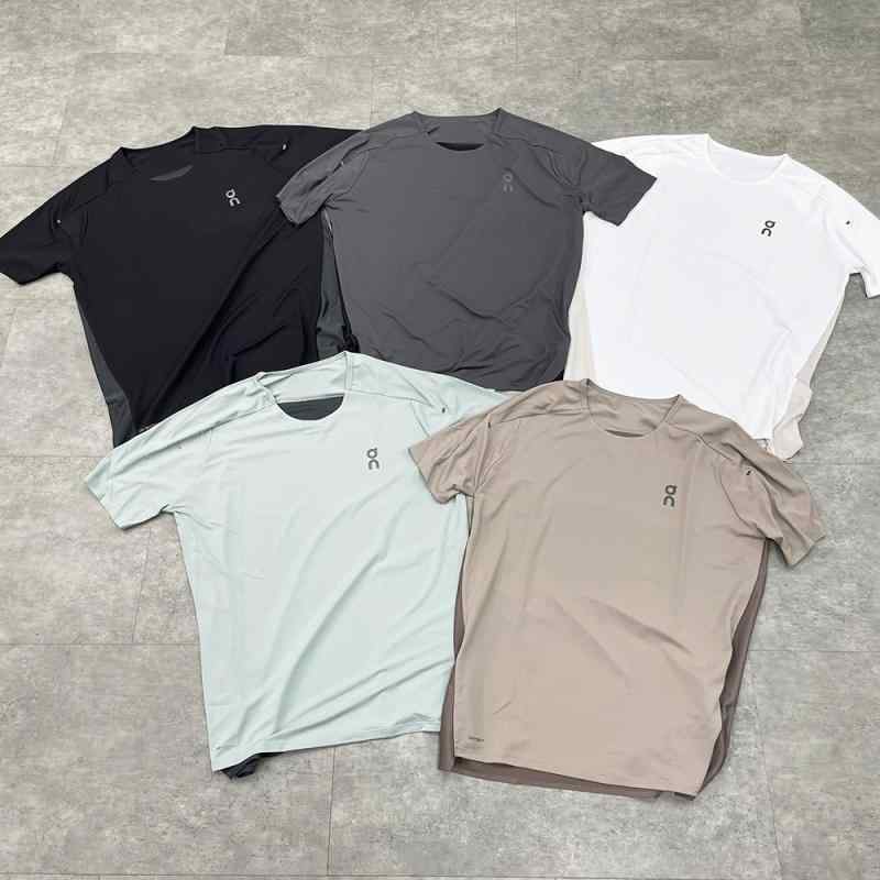 Tシャツ メンズ 男性用 速乾Tシャツ 半袖Tシャツ スポーツTシャツ アウトドアTシャツ ランニングTシャツ カジュアルTシャツ トップス 夏 Tシャツ 黒 白 通気味な灰色 カーキピンク 薄緑系 青緑系｜フォークBR