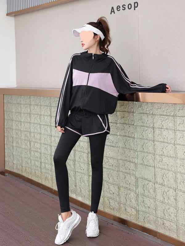 フィットネスウェア セットアップ レディース 春夏用 長袖 長ズボン 形づくるお召しもの 運動競技お召しもの 瑜伽お召しもの 体育館お召しもの マタニティウェア 気が大きい大きさ 運動すること服 速乾燥した 軽さ 速乾燥した 吸湿性}