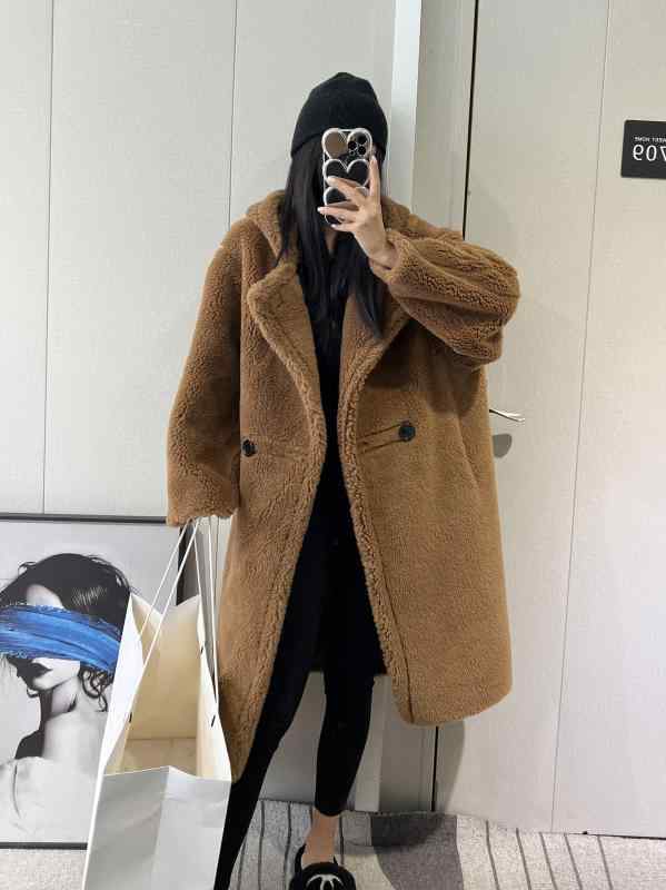 アウター レディース フリースジャケット 羊毛 アウター 羊剪? コート 暖かい 冬服 通勤 通気性 軽量 上質 柔らかい ゆったり カジュアル 通勤通年着用|フォークBR