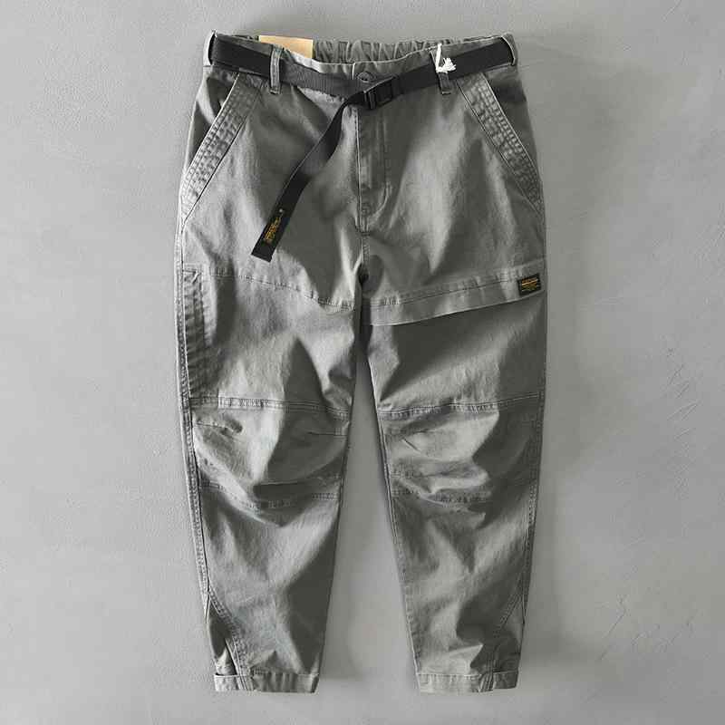 心地好いズボン下 メンズ 日系工装ズボン下 綿 耐磨 カーキ 黒 灰 翠色 M L XL XXL XXXL XXXXL
