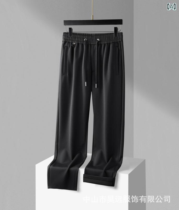 メンズ ズボン 桑蚕絲 伸縮性出どころ 好いたらしいズボン下 ゆったり 引っ切りないズボン下 歳月 心地よいズボン下 商行為御召しもの ミドルエイジ 成人男性向け 普段使い走り 40代 黒 黒いこと 奥行きのある青 薄墨色 ベージュ
