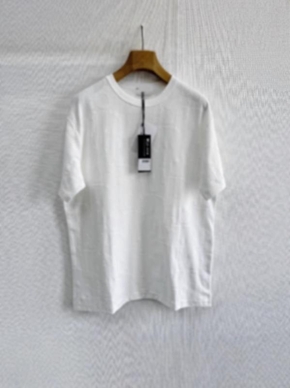 Tシャツ メンズ 夏 半袖 シンプル ロゴ アルファベット 白 青｜フォークBR