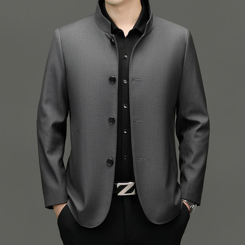 中年男装 秋服 上衣 照明ランプ色つや 商行為 心地よい 成人男性服 アウター メンズ 成人男性用 薄っぺら 軽さ 歳月 普段使い分かりやすい 好いたらしい 通気性 耐摩耗性 防風 吸湿速乾 御父っつぁん時人 成人男性用 父の日 差し上げ物