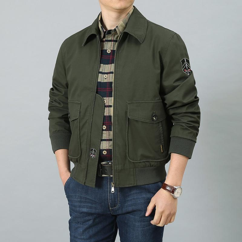 秋期 休? ?克 男 青青年 大? ?松 工装 厚地の外套 男装 ?版 ?行服 透气 ?? ・畚? ?尚都市 翻? ?松型 拉? 平平凡凡たる ?色 兄ちゃん 聚??? 休? 拉?装? 直下? 免??理 常? ?袖 ??色 姜黄 黒いこと