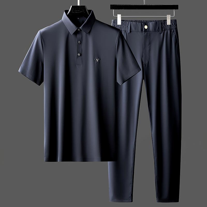 カジュアル セットアップ メンズ 半袖Tシャツ ハーフパンツ 夏用 速乾 上下セットアップ 快適 通気性 M L XL 2XL 3XL 4XL｜フォークBR
