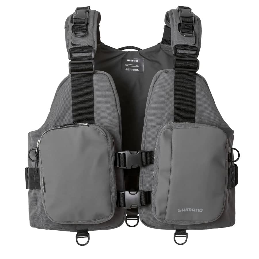 シマノ(SHIMANO) デタッチャブルゲームベスト VF-036V ブラック フリー