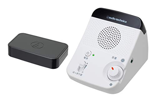 オーディオテクニカ 手元スピーカー テレビ用 赤外線 ワイヤレス はっきり音 モノラル かんたん操作 アンプ内蔵 ヘッドホン端子付き サウンドア