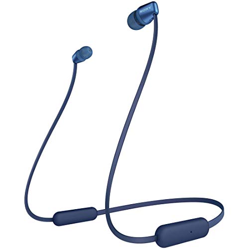 ソニー ワイヤレスイヤホン WI-C310 : Bluetooth対応/最大15時間連続再生/マイク付き フラットケーブル採用 2019年モデル