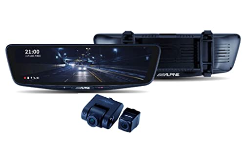 アルパイン(ALPINE) ドライブレコーダー搭載 10インチデジタルミラー(バンド装着タイプ/車外リアカメラ) DVR-DM1000B-OC