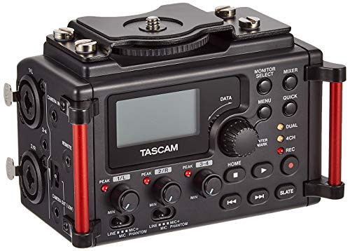 TASCAM(タスカム) DR-60DMKII DSLR用 リニアPCMレコーダー/ミキサー 4トラック デジタル一眼レフカメラ用 ミラーレス