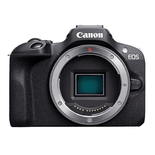 Canon 鏡鑑受け答え一眼写真機 EOS R100 上半身(水晶体なし) 黒いこと/APS-C/約356g EOSR100