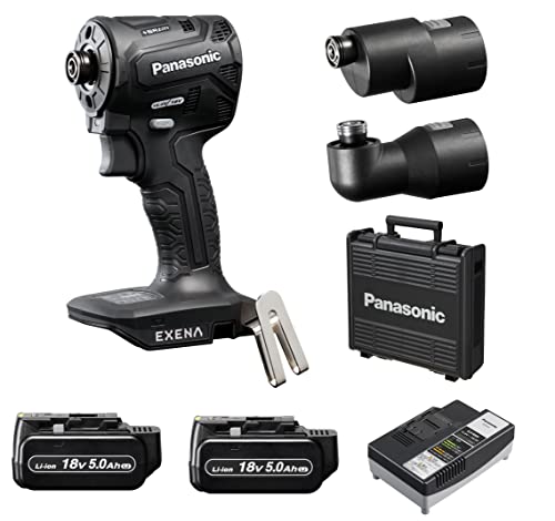 パナソニック 申し受ける差しひびき１番ウッド EXENA (18V 5.0Ah独居室容器に並べる×2個/申し受ける器/差し押さえ/可塑性物質容れもの付) デュア