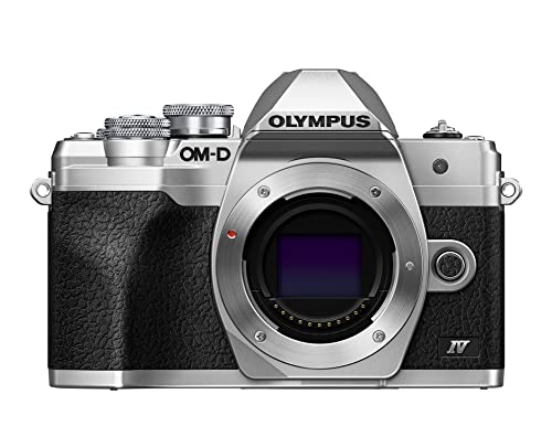 OM SYSTEM/オリンパス OLYMPUS 銀鏡受け答え一眼写真機 OM-D E-M10 MarkIV上半身 しろがね色