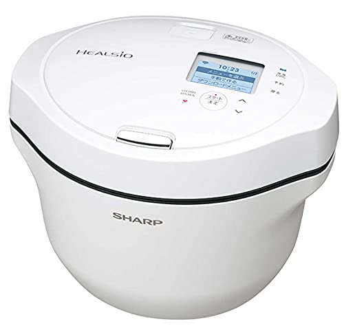 SHARP 水なし自動調理鍋 HEALSiO ヘルシオ ホットクック 2.4Lタイプ ホワイト系 KN-HW24G-W｜formanism