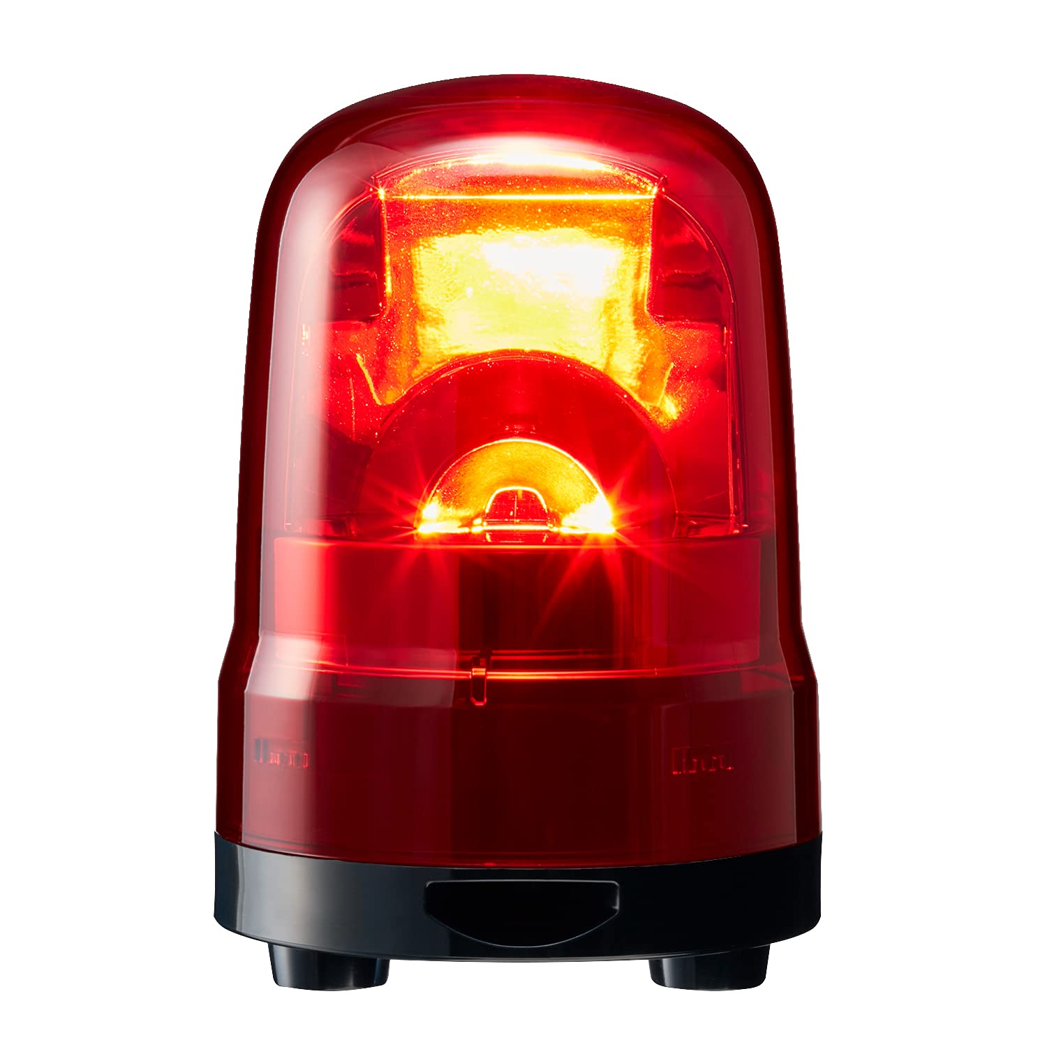 パトライト(PATLITE) 回転灯 SKH-M1TB-R Φ100 DC12~24V 赤色 ブザー付 プッシュイン端子台