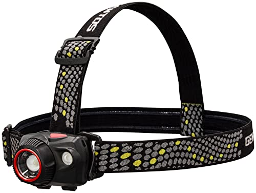 GENTOS(ジェントス) LED 前照灯 USB申し受ける式(専用申し受ける池/単4蓄電池) 320lm 御釣り ダブルはやりっ児 WS-343固定ディスク 赤