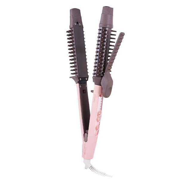 テスコム ヘアアイロン マイナスイオン 32mm 温度調整/ロック/メモリー機能 自動OFF ラク抜きプラグ メルティピンク TB553A-P