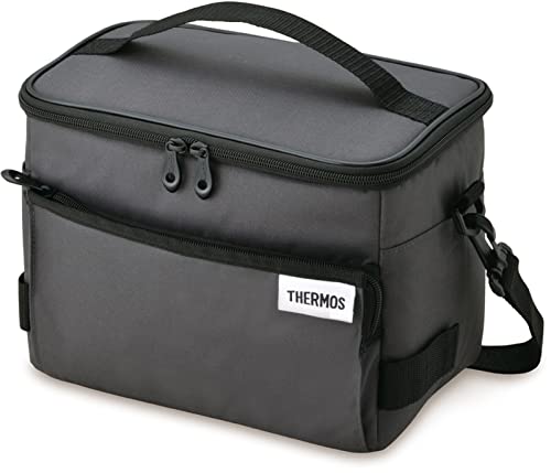 サーモス ソフトクーラー 5L ブラック RFD-005 BK 保冷バッグ 5層断熱構造 折りたためてコンパクト はっ水加工生地 ボックス型