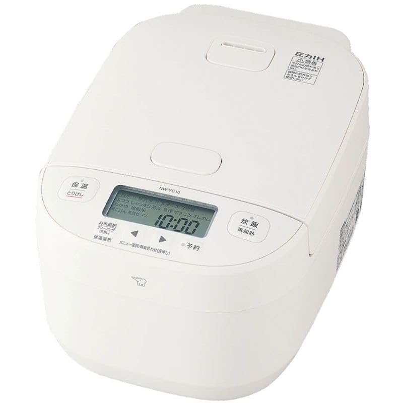 象印マホービン 炊飯器 5.5合 ホワイト NW-YC10-WA