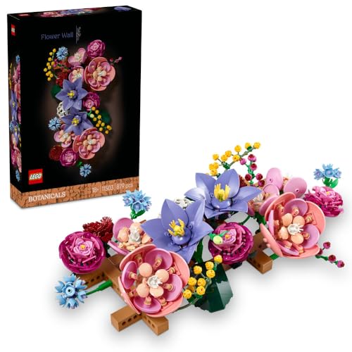 レゴ(LEGO) ボタニカル フラワーウォールデコレーション 胸花 造花 飾りつけ 観葉草木 フェイクグリーン 手あそび 手あそび 生まれ落ちる日 差し上げ物
