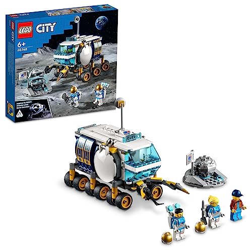 レゴ(LEGO) シティ 月面探索車 60348 手あそび 差しつかえる 差し上げ物 全ての存在 うちゅう 車輛 のりもの 御坊っちゃん お姉さん 6歳以上 おもちゃ-ブロック-セット