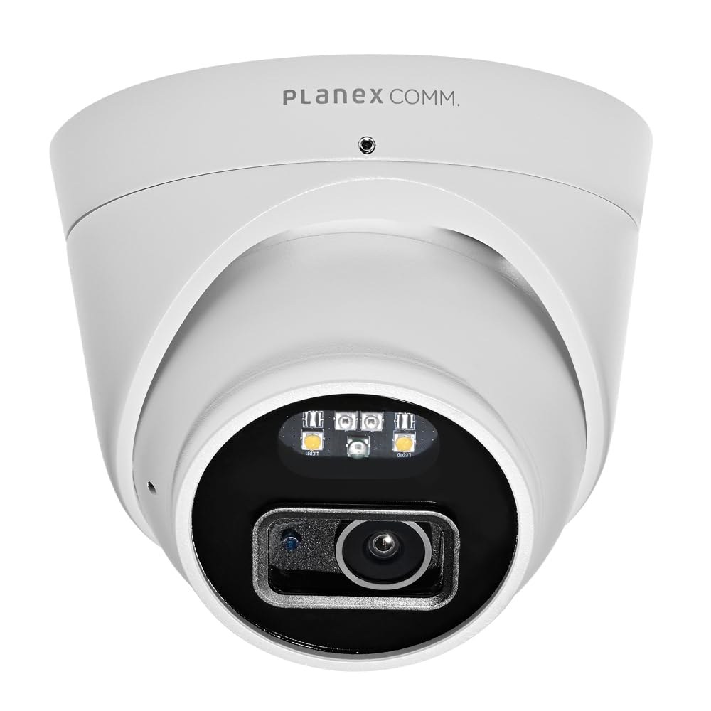 Planex スマカメ 写真機一発！ 検出器ともし火（白いことLED積み上げる） 室外相応う ONVIF判定基準 500万絵素 PoE CS-TX81-5MP