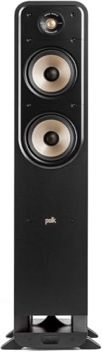 豚肉オーディオ POLK AUDIO SIGNATURE ELITE ES55 フロアスタンディングスピーカー 黒いこと ES55BLK（1本