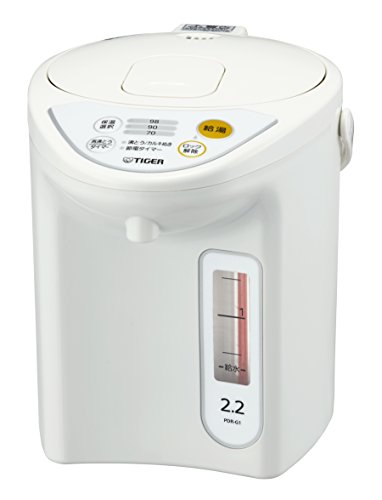 虎 魔法瓶 パソコン 明かり ポット 2.2L 白いこと PDR-G221-W Tiger
