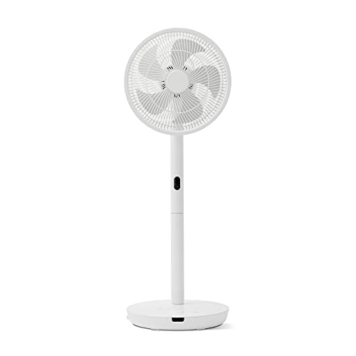 シロカ 人認識センサー付き DC扇風機 めくばりファンSF-HC151 ホワイト [人認識カメラセンサー/リモコン付き/風量調節8段階/ ON／