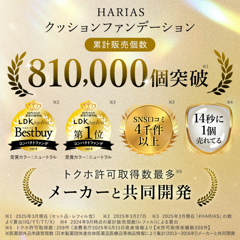 HARIAS クッションコンパクト ニュートラル 3個セット 楽天市場】【1日最大20％OFFクーポン】 HARIAS ハリアス 公式