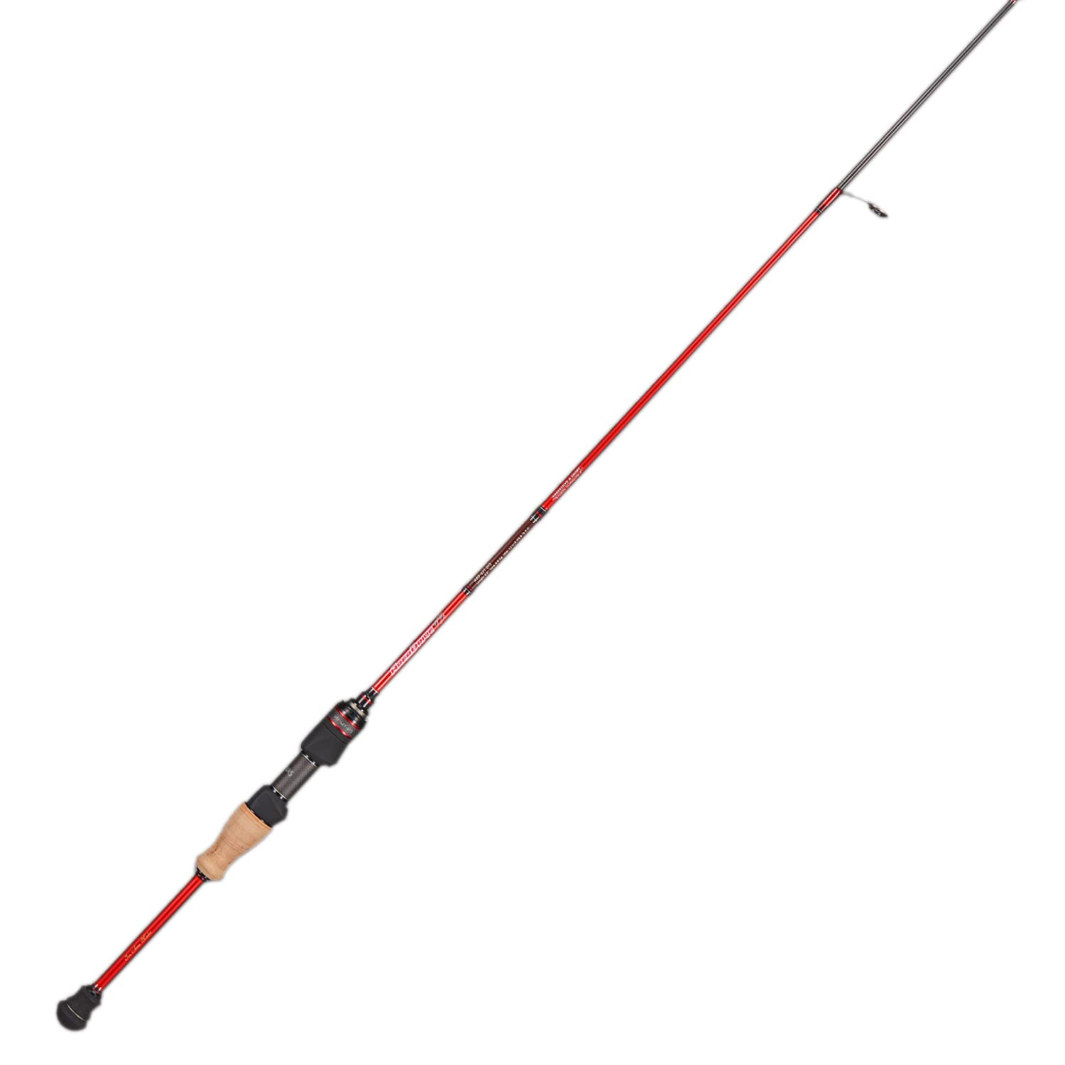 エリアトラウトロッド 6.2フィート 2ピース カーボンロッド 適合ルアー0.8g-5g 適合ライン1.5-4lb 競技用モデル 竿袋 ハードケース付き トラウトロッド 軽量 高感度 釣り竿 渓流 エリアフィッシ|mandarino
