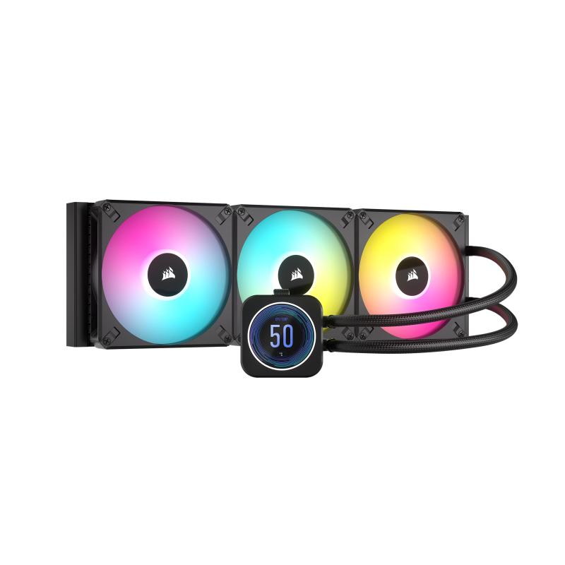 Corsair H ELITE LCD XT 水冷式中央処理装置 空調設備