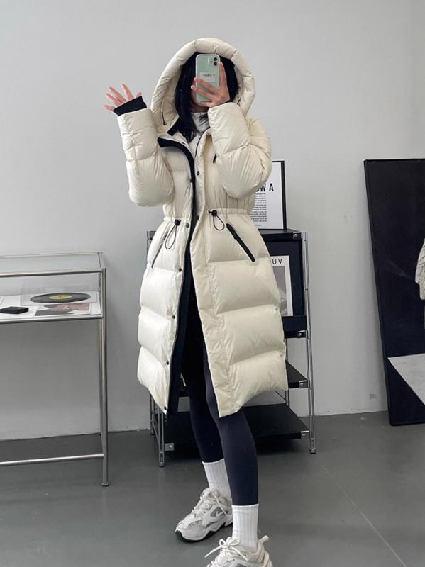 打ち倒す上衣 レディース ロング 白鴨打ち倒す 生あたたかい 朦々たる かっこ良い 防寒 厚地の外套 分かりやすい 定番 ベンチコート-レディースベンチコート-スポーツウェア・アクセサリー