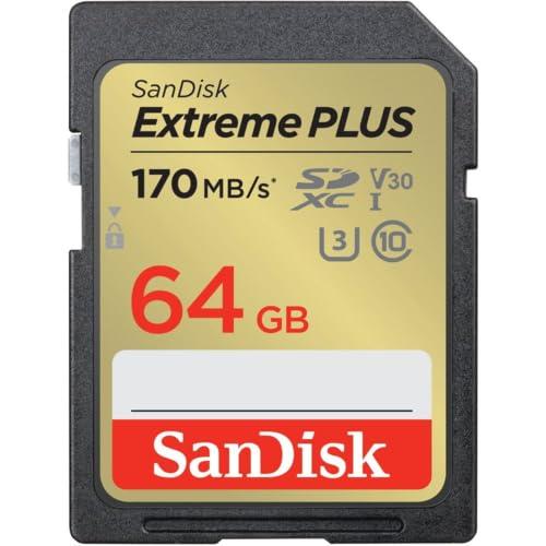 サンディスク エクストリーム プラス SDXC UHS-Iカード 64GB