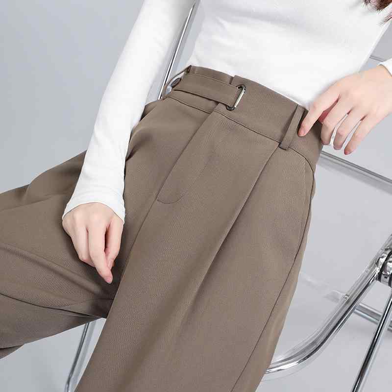 ワイドパンツ レディース ハイウエスト ロング丈 スラックス きれいめ ストレート フルレングス 無地 センタープレス オフィス カジュアル 通勤 通学 春夏 秋冬 ベーシック シンプル 定番 美シルエット ゆったり リラックス おしゃれ