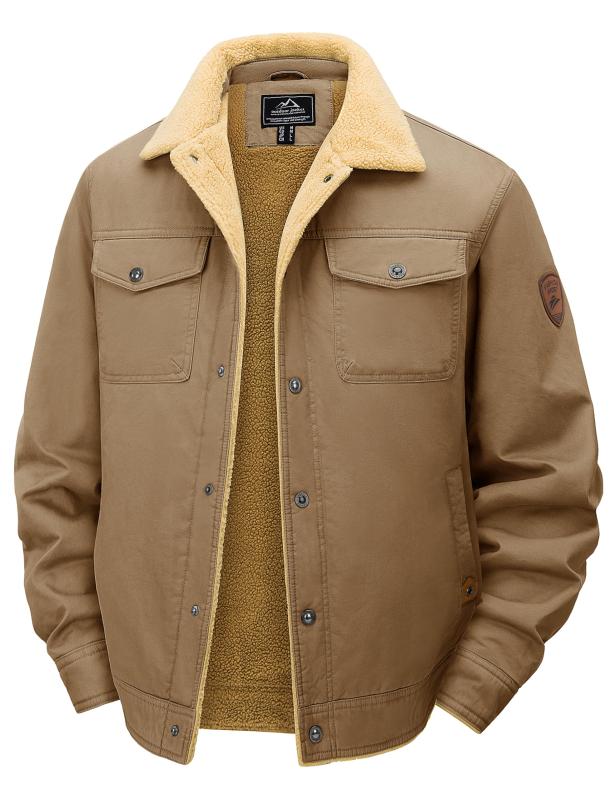 楽天市場】[KEFITEVD] ボアジャケット メンズ 冬 ドカジャン 防寒