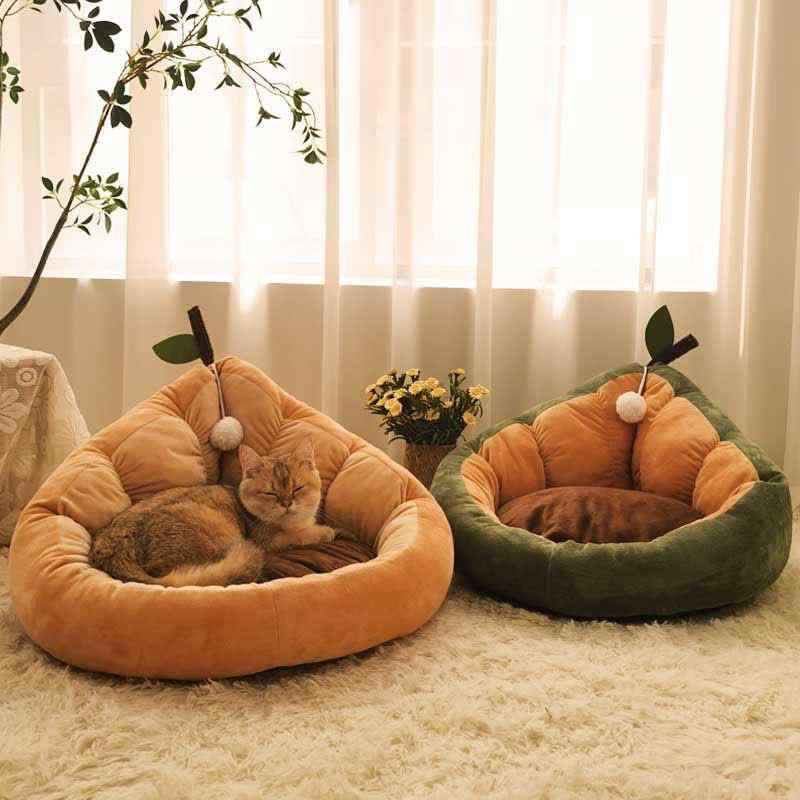 猫ベッド ドーム型 暖かい 洗える もこもこ 冬用 キャットハウス 室内用 ペットハウス クッション付き 滑り止め オールシーズン 通年 おしゃれ かわいい ふわふわ 小型犬 犬 猫 兼用 ペットベッド ペット用品 定番