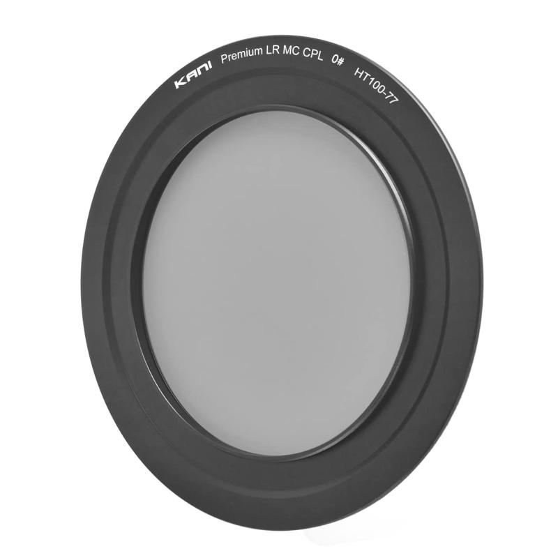KANI 100mm幅 アダプターリング兼用効果フィルター 100mm幅ホルダー 「HT100 III / HT100 II」用 角型フィルターアクセサリ アルミ製 光学ガラス