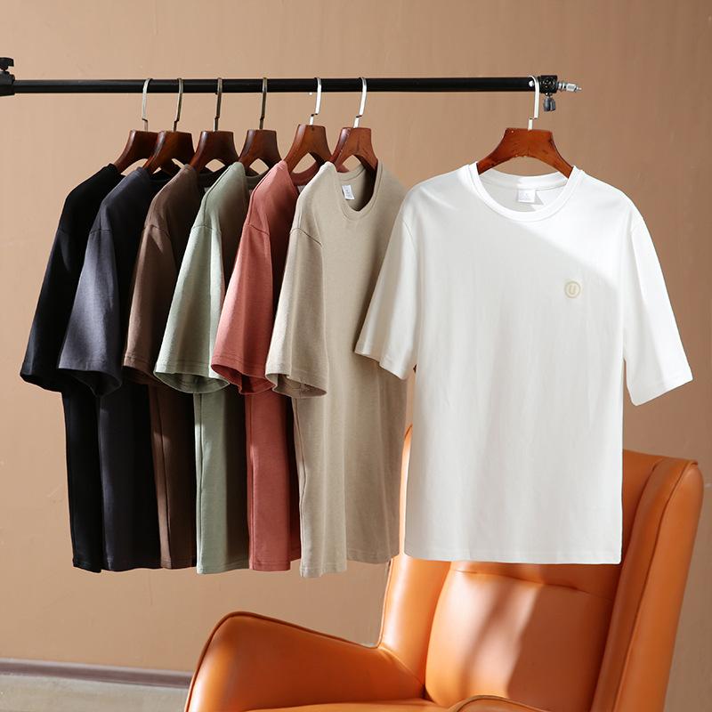 Tシャツ メンズ 半袖 クルーネック 丸首 ティーシャツ カットソー 無地 シンプル カジュアル ベーシック スタンダード プルオーバー 定番 ファッション デイリー リラックス アイテム コーディネート