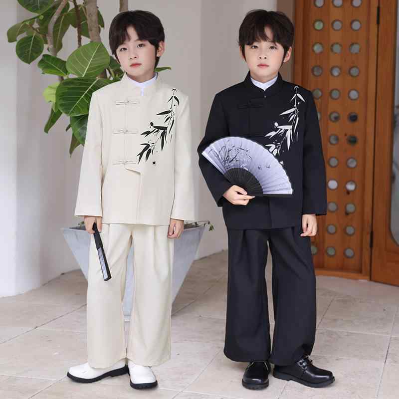 スーツ 男児 チャイナ風 立ち襟 レトロ フォーマル 発表会 結婚式 七五三 お呼ばれ 男の子 子供用 シンプル ベーシック スタンダード 定番 きれいめ カジュアル