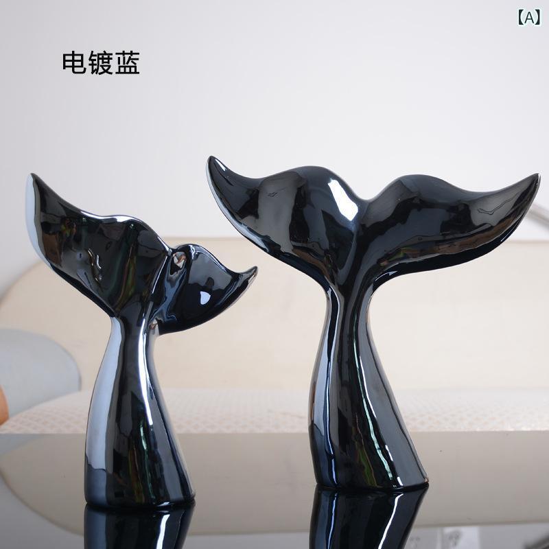 置物 生活雑貨 北欧 モダン クジラ 鯨 テール しっぽ オブジェ インテリア アート 抽象的 卓上 玄関 リビング 飾り付け シンプル おしゃれ スタイリッシュ 室内装飾 雑貨 飾り 棚 机 デスクトップ 空間演出 ベーシック