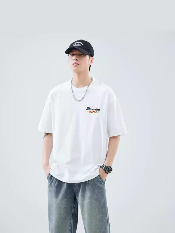 Tシャツ メンズ 半袖 ビッグシルエット クルーネック カジュアル シンプル 無地 ゆったり 大きめサイズ 定番 ベーシック スタンダード リラックス ストリート ファッション 4,706円