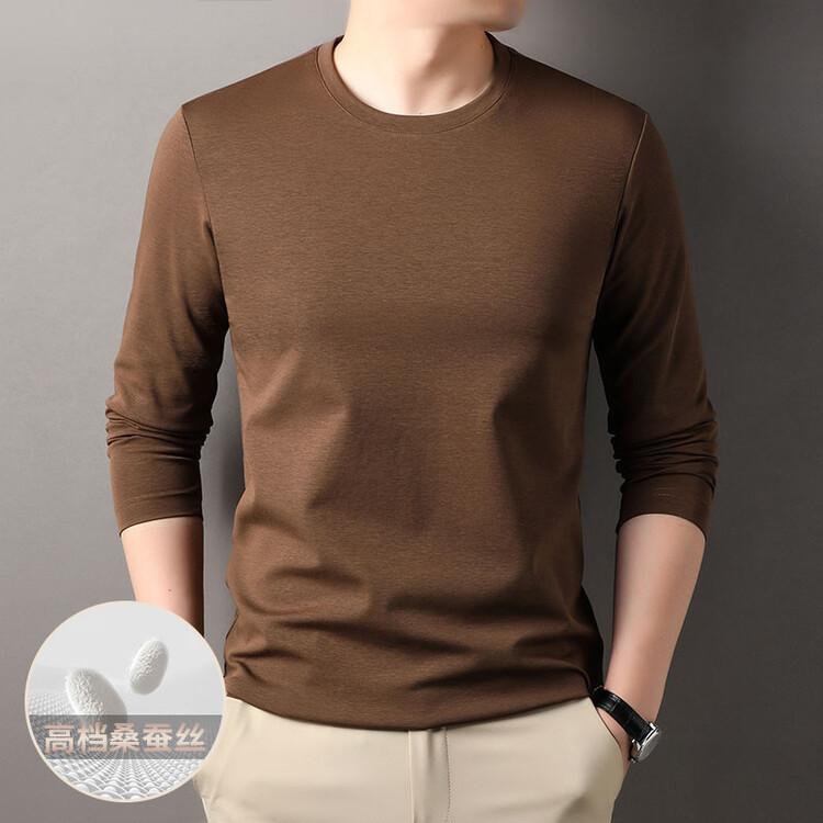 Tシャツ メンズ 長袖 クルーネック 無地 カットソー インナー 丸首 ロングスリーブ シンプル ベーシック 定番 カジュアル スタンダード きれいめ リラックス 普段使い 重ね着