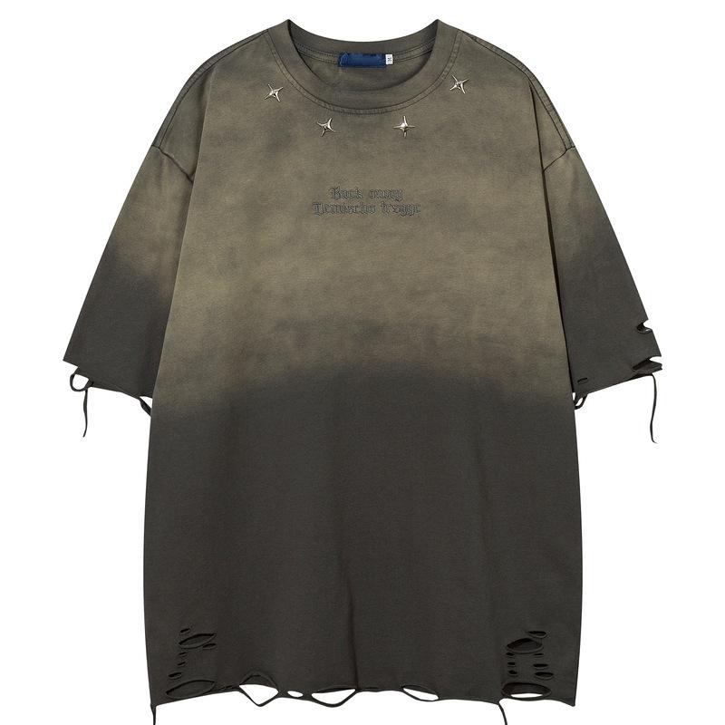 Tシャツ メンズ 半袖 ウォッシュ加工 ビンテージ風 ユーズド感 オーバーサイズ ゆったり クルーネック カジュアル シンプル スタンダード 定番 リラックス ストリート
