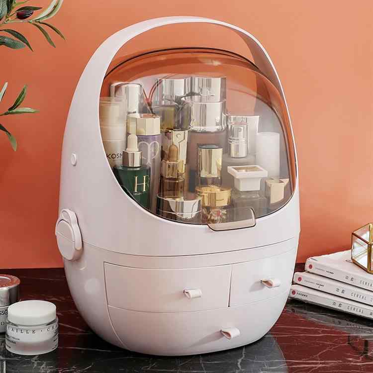メイクボックス レディース 大容量 持ち運び 引き出し 小物入れ コスメボックス 卓上収納 化粧品入れ メイク収納 スキンケア ケース おしゃれ シンプル ベーシック 収納ケース コスメケース インテリア 整理整頓