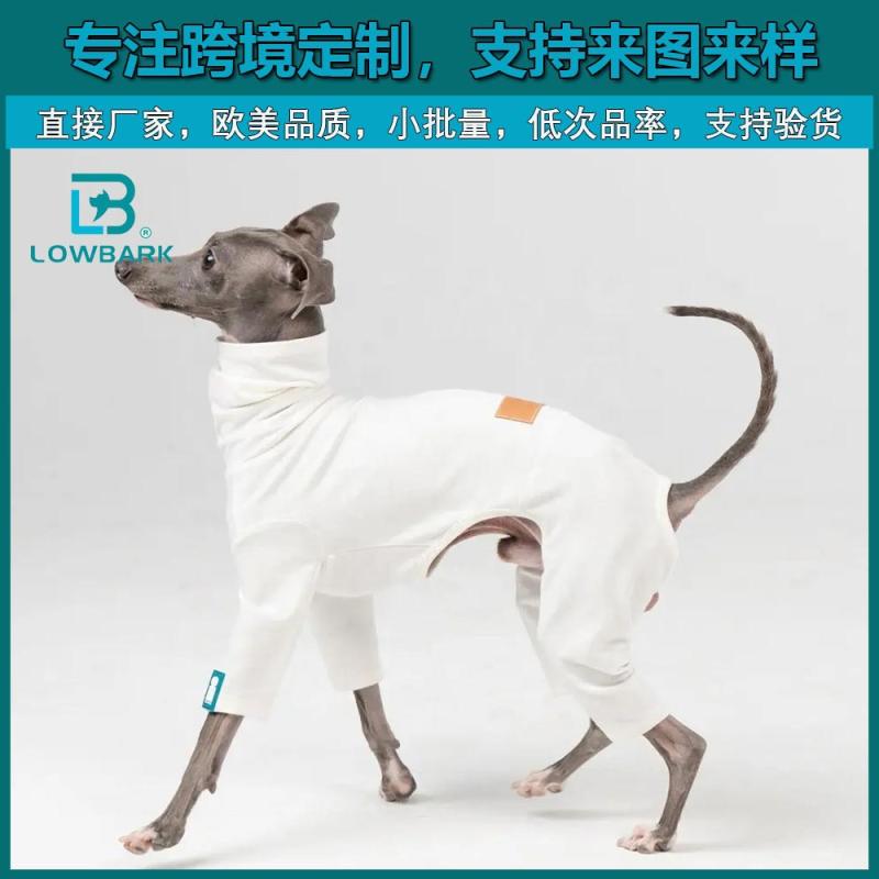 犬服 ペット イタリアングレーハウンド イタグレ ウィペット ドッグウェア ロンパース 長袖 インナー ハイネック ストレッチ シンプル 無地 ベーシック スタンダード カジュアル フィット 重ね着｜mandarino 102,654円