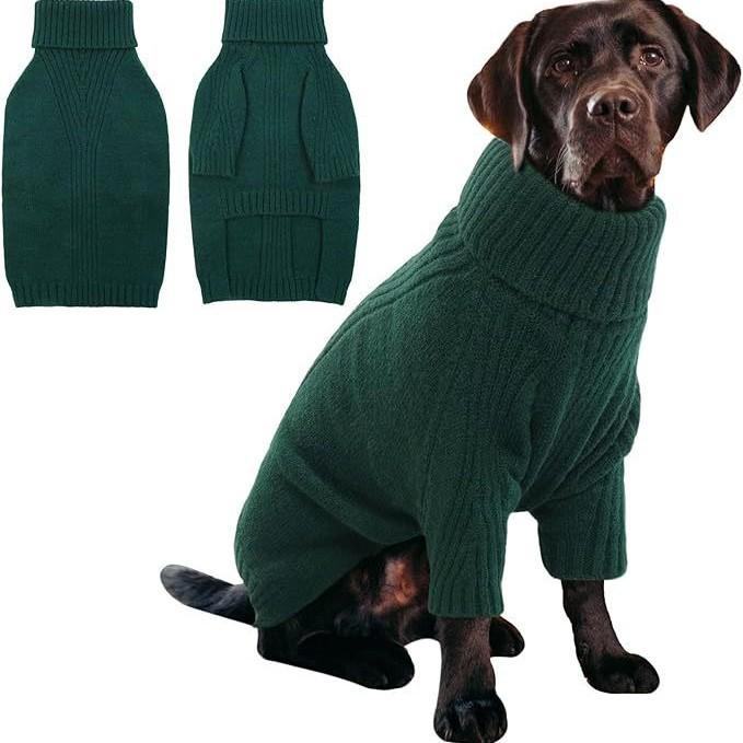犬服 大型犬 大型犬 スウェーター 編み物 ハイネック ロンパース 覆いかぶせる櫂 ティーシャツ ドッグウェア 愛玩動物お召しもの 分かりやすい 第一義的 定番  心地よい 嵌まる 伸び伸びする 御部屋着 おほっつき歩く お出かけ