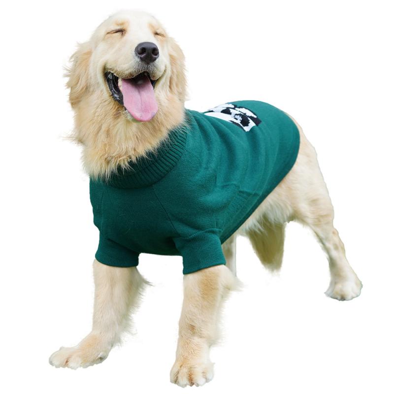 セーター 大型犬 ゴールデンレトリバー ラブラドールレトリバー ニット 無地 イエロー グリーン シンプル ベーシック スタンダード カジュアル ストレッチ 柔らかい 伸縮性 定番 散歩 お出かけ リラックス 快適