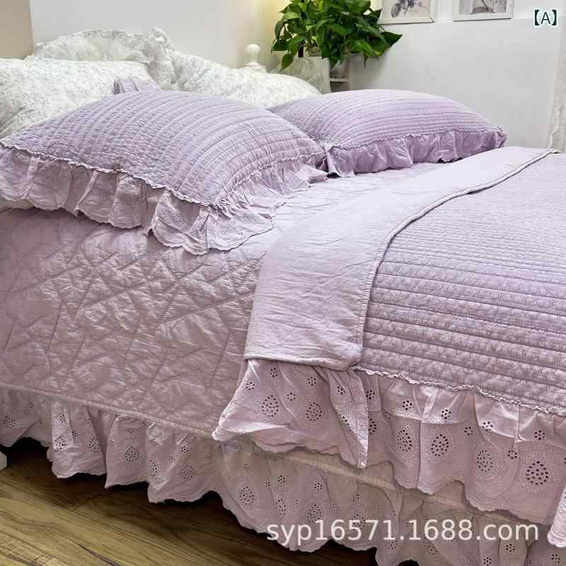 布団カバーセットレースワッシャー加工無地 シンプル 寝具インテリア 模様替え スタンダードベーシック ナチュラルカジュアル ライフスタイルホームファブリック