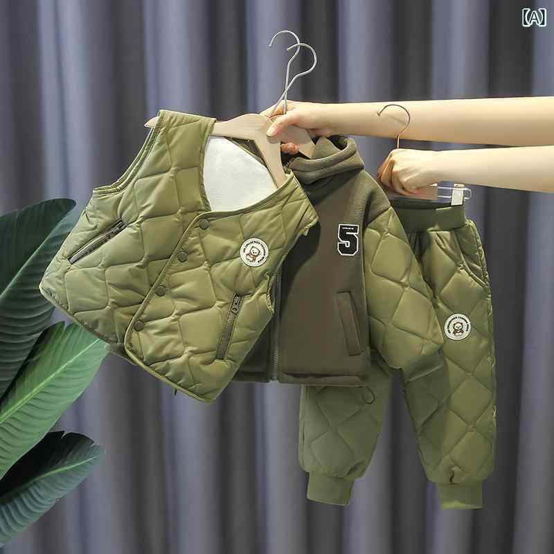キッズ セットアップ お坊っちゃん 冬 裏起毛 3点仕掛ける より良い付 朦々たる 防寒 生あたたかい 座標済み 通園 お出かけ 通学 心地よい 上下仕掛ける 動き分かりやすい お部屋着 お泊り 外命のせんたく 保育園 幼稚園 小学生 冬用 寒さ打つ手 重ね着 着回し パステル色の 普